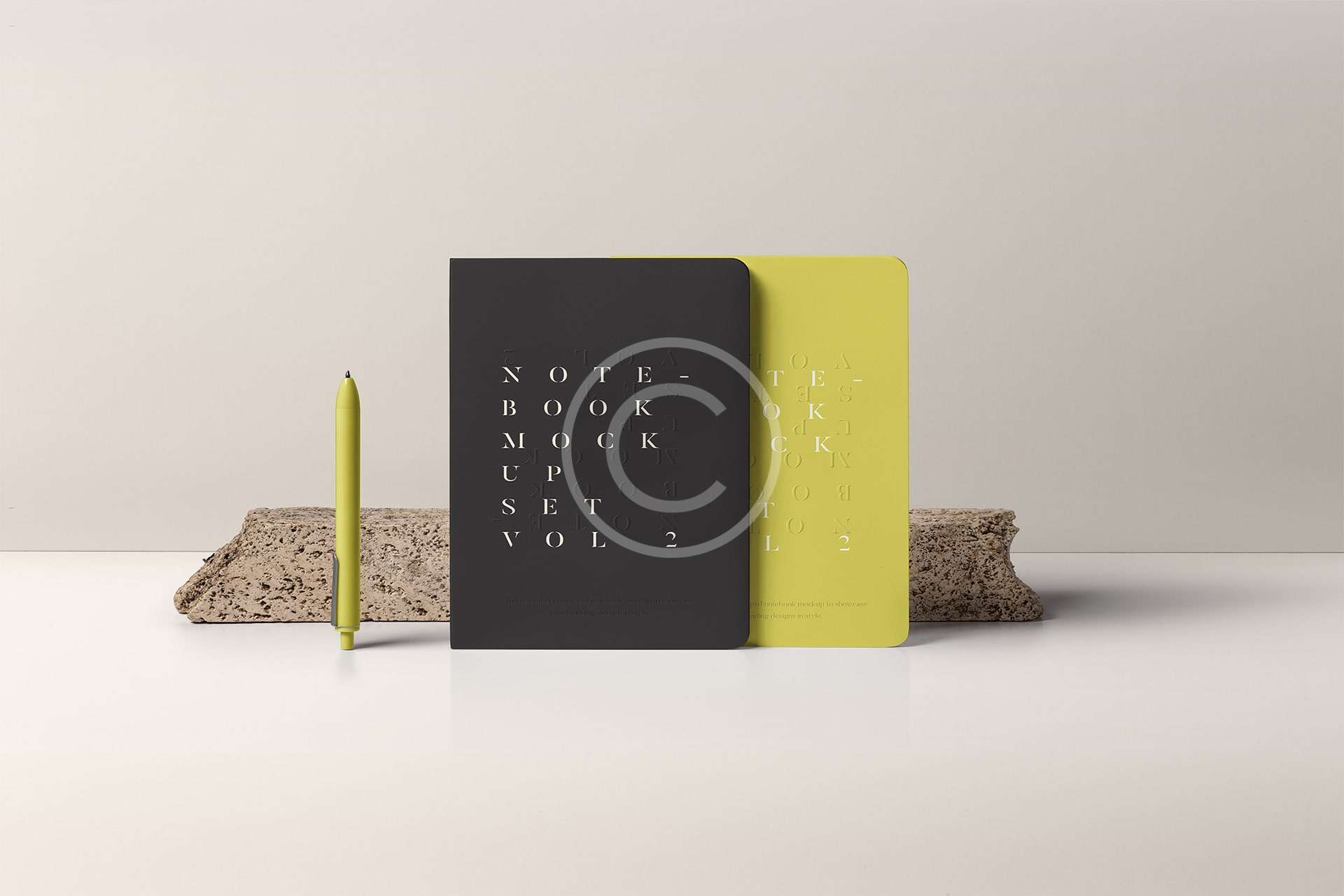 Notebook fresh mockup set vol 2