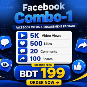 Facebook Combo-1 Views & Engagement (Non drop)