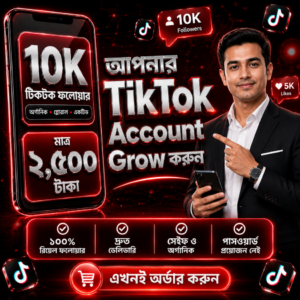 10K Real Organic Follower for TikTok