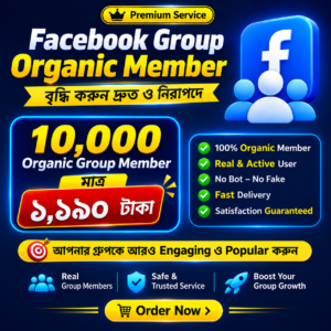 10K Organic Group Members Facebook